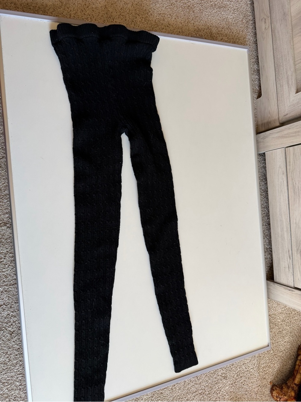 Mossimo Supply Co. Black Ribbed Knit Leggings